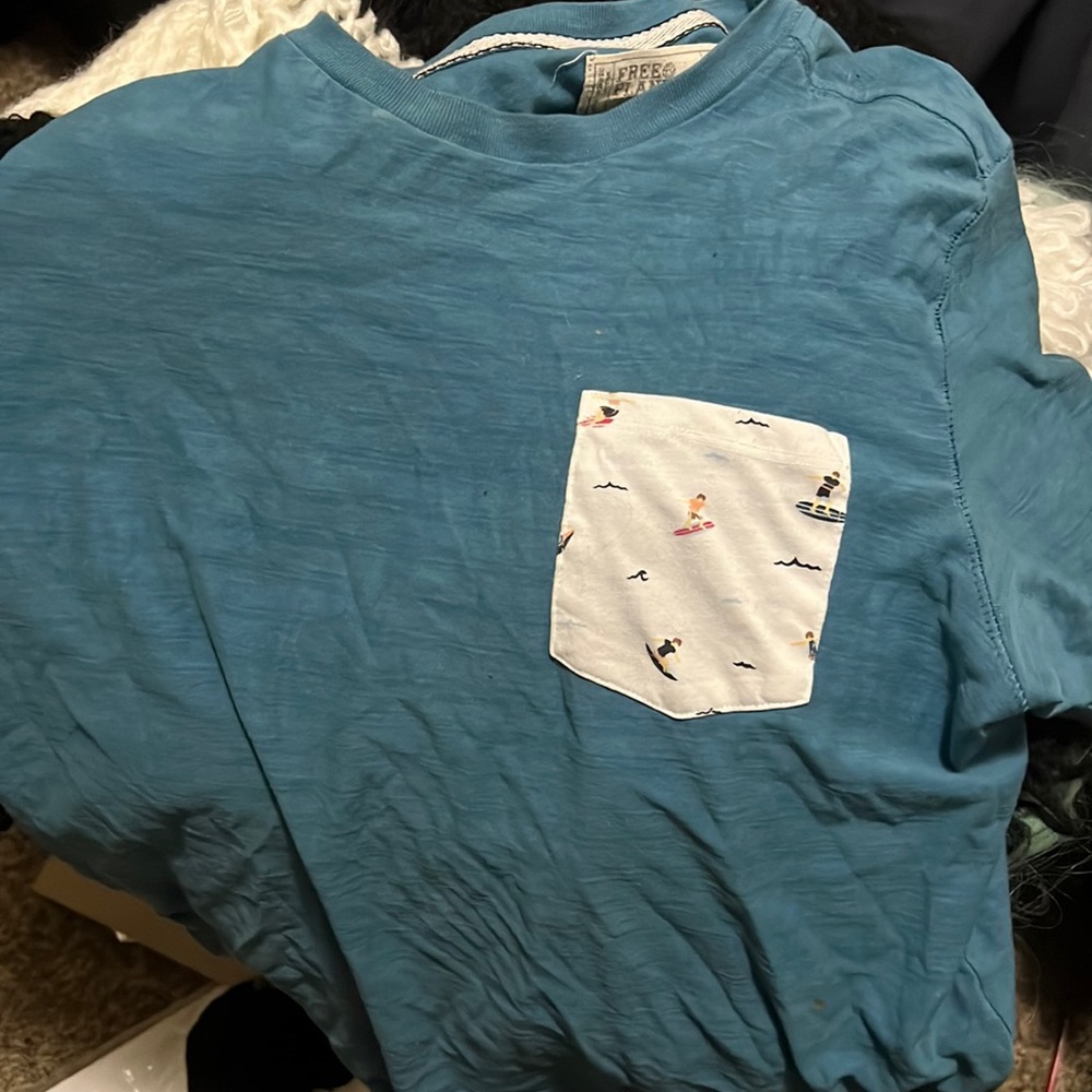 Blue pocket tee (reserved)